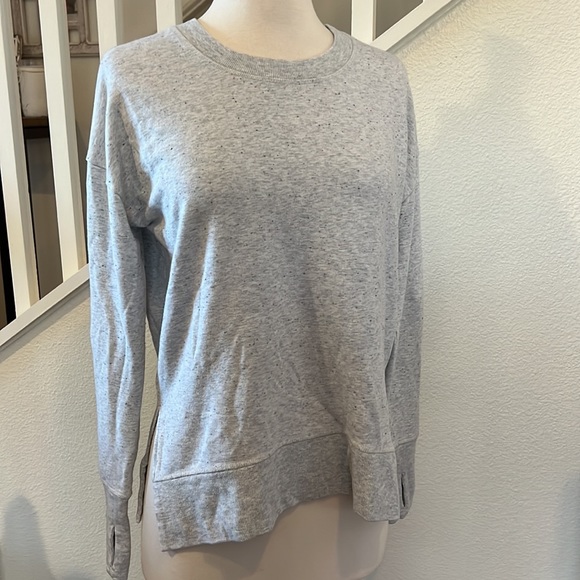 Athleta speckled gray sweater - Picture 5 of 7